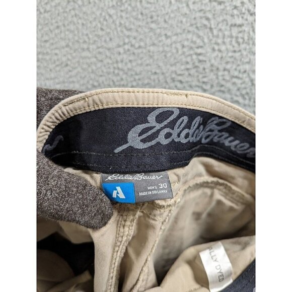 Eddie Bauer First Ascent Shorts Mens 30 Cotton Nylon Stretch Cargo Trail Beige - Picture 3 of 16